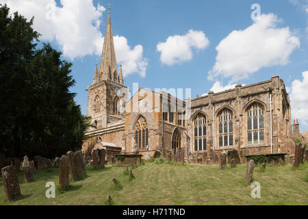 St. Mary`s Church, North Oxfordshire, England, UK Stock Photo